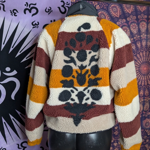 FP Movement By Free People Hit The Slopes Printed Fleece Jacket Size XS - Picture 6 of 8